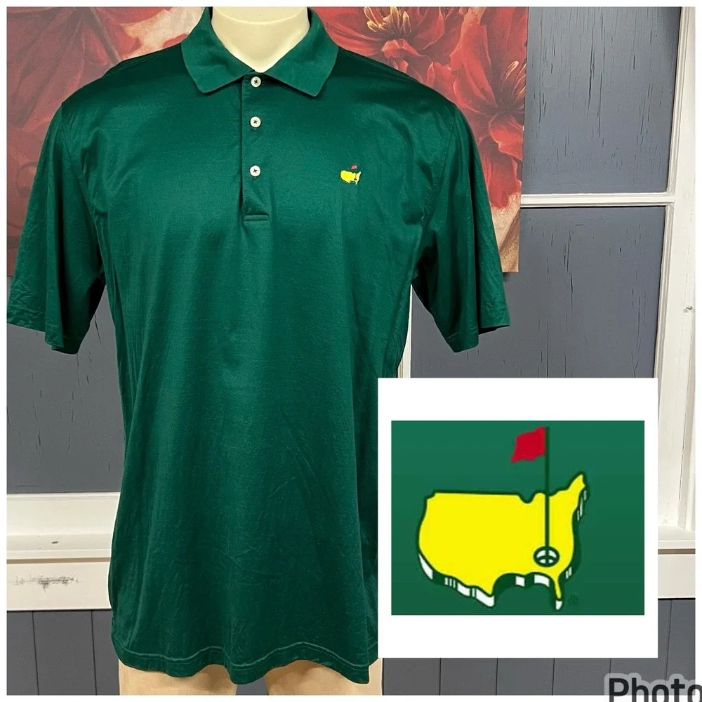 Vintage Masters Collection Soft Knit Polo Golf Shirt Mens XL Relaxed Fit Pima